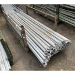 Diagonal aluminium scaffolding brace poles - L 3150 x W 50 x H 70mm - 53 pieces