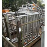 3 Rung scaffold frame - approximately 17 - L 1400 x W 100 x H 1020 - L 1400 x W 100 x H 1450mm