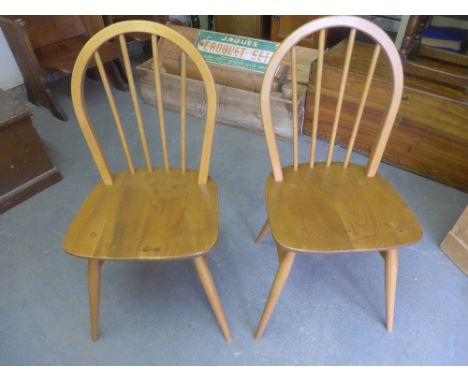 A pair of Ercol dining chairs
