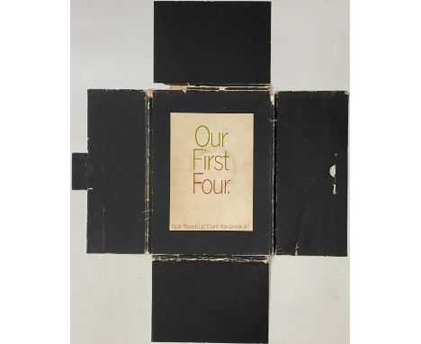 APPLE - OUR FIRST FOUR (ORIGINAL UK PROMOTIONAL PRESS KIT). Fantastic Apple and Beatles rarity with this extremely limited or