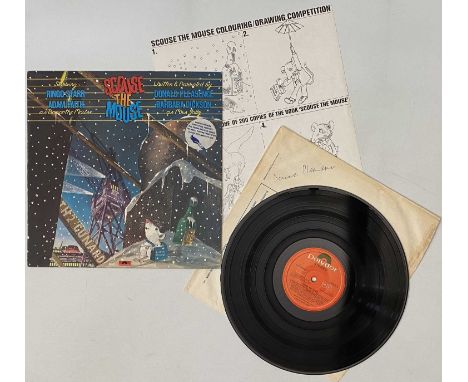 RINGO STARR - SCOUSE THE MOUSE LP (ORIGINAL UK COPY SIGNED BY DONALD PLEASENCE - POLYDOR 2480 429). Lovely signed original UK