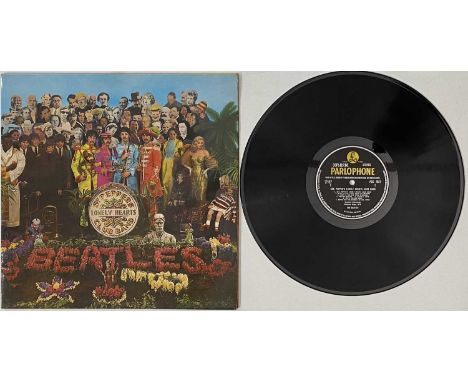 THE BEATLES - SGT. PEPPER'S LONELY HEARTS CLUB BAND LP (ORIGINAL UK STEREO COPY - PCS 7027). Extremely well kept original UK 