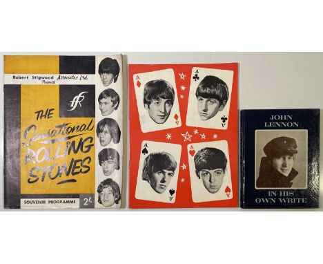 Beatles Ace of clubs programme 1964 in clean condition, an original and first edition copy of John Lennon's 'In His Own Write