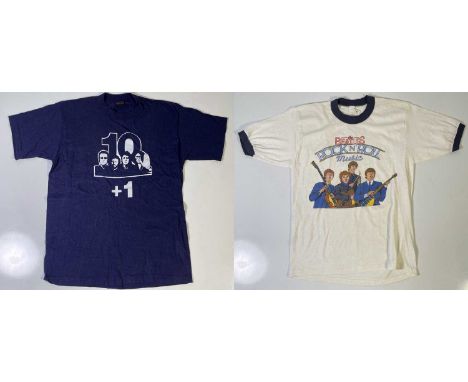 An original Beatles 'Rock N Roll Music' promotional t-shirt, c 1969. 'Sportswear' label, size XL. Good condition. Also with c