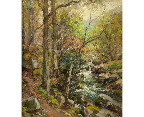 Garstin COX (1892-1933) Roseworthy Valley  Oil on board, signed, 54 x 47cm, 68 x 61cm framed.   In general good order. Three 