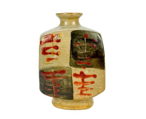 Bernard Howell LEACH (1887-1979) Bottle vase Ceramic, personal and Leach Pottery seals to base, height 19.5cm.