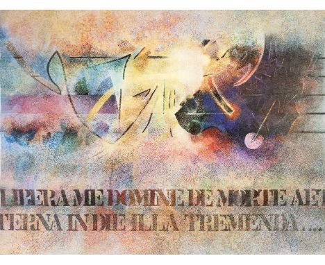 Tom PHILLIPS (1937-2022) Libera Me (1990) Lithograph, signed and inscribed, numbered 48/250, image size 59 x 79cm, 81 x 106cm