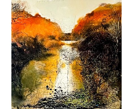 Kurt JACKSON (1961) Raven and Redshank. Frenchman's Creek (2015) Lithograph, signed and dated 2015, numbered 141/150, image s