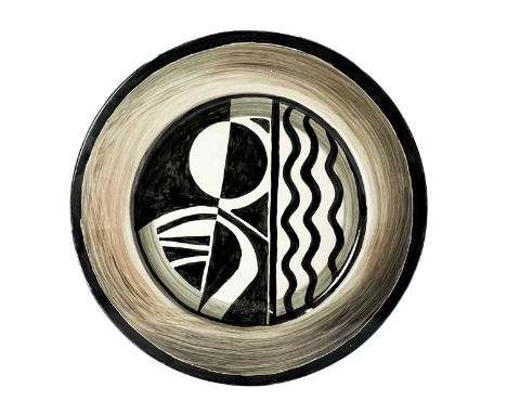 Reginald James LLOYD (1926-2020) Large plate Ceramic, signed and dated 2006 to base, diameter 40cm