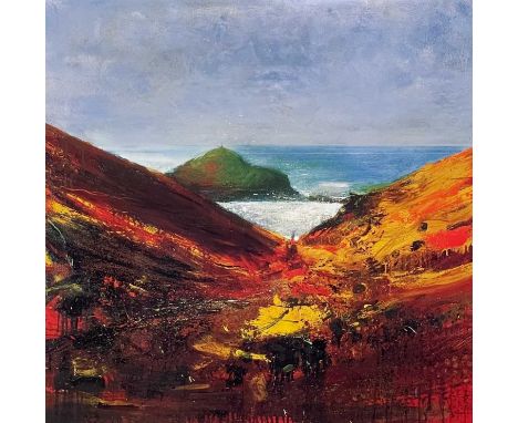 Kurt JACKSON (1961) Kenidjack Valley (2013) Lithograph, signed and dated 2013, artist's proof, image size 40 x 40cm, 61 x 60c