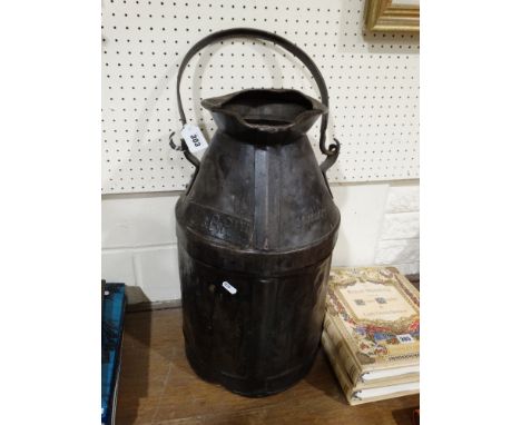 An Early 20th Century Five Gallon Shellmex/Bp Forecourt Petrol Measure          