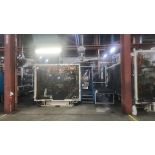 Mitsubishi injection molding machine, mod. 1450MMIIIW-240, 220 Oz, Hydraulic, Mac VIII Control,