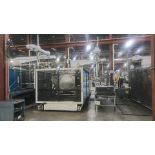 Mitsubishi injection molding machine, mod. 950MMJW-160, 147.44 Oz, Hydraulic, Mac VII Control, Tie