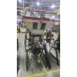 Maguire gravimetric resin blender, mod. WSB-240, ser. no. 103492-14 (2003) c/w Shini vacuum loader