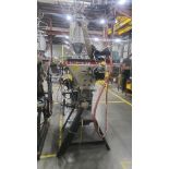 Maguire gravimetric resin blender, mod. WSB-140, ser. no. 103484-20 (2003) w/ MPI weigh scale c/w