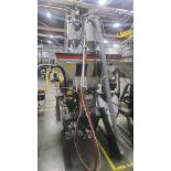 Maguire gravimetric resin blender, mod. WSB-240, ser. no. 10553-14 (2004) w/ MPI weigh scale c/w (2)