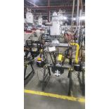 Maguire gravimetric resin blender, mod. WSB-MB, ser. no. 103479-21 (2003) w/ MPI weigh scale c/w