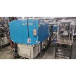 Mitsubishi injection molding machine, mod. 390MSJ-40, 36.33 Oz, Hydraulic, Mac VII Control, Tie