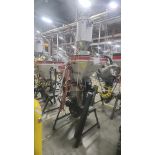 Maguire gravimetric resin blender, mod. WSB-240P, ser. no. 105499-22 (2004) w/ MPI weigh scale c/w