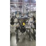 Maguire gravimetric resin blender, mod. WSB-MB, ser. no. 103478-21 (2003) w/ MPI weigh scale c/w