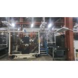 Mitsubishi injection molding machine, mod. 1450MMIIIW-240, ser. no. 3M1324207 (2004), 1450-ton,