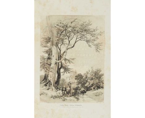 London: Thomas Maclean, 1841. Folio, lithographed title-page and 25 tinted lithograph plates, contemporary red half morocco g