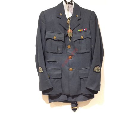 WW2 WAAF Uniform of Warrant Officer S Bozon.A very rare complete attributed WAAF Warrant Officer uniform comprising: Serviced