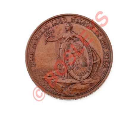 Davison's Nile Medal.A good and scarce example awarded to those present at the Great Victory on the 1st August 1798. The obve