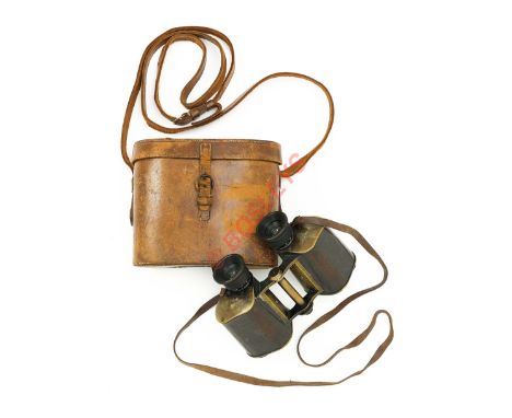 Victorian Field Binoculars of Lieutenant-General Sir Frederick Walter Kitchener, KCB Brother of Field Marshal Earl Kitchener 