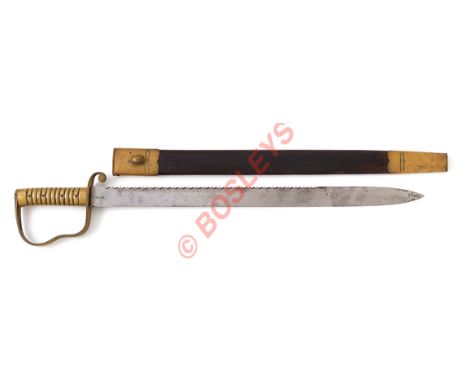 British 1856 Pattern Pioneers Short SwordA good example, the single edged flat sided blade with sharpened back edge point and