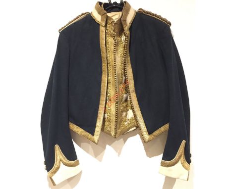Indian Army Royal Deccan Horse Lieutenant-Colonel Frederick Gwatkin's Mess Jacket & Waistcoat.A splendid shell jacket pattern