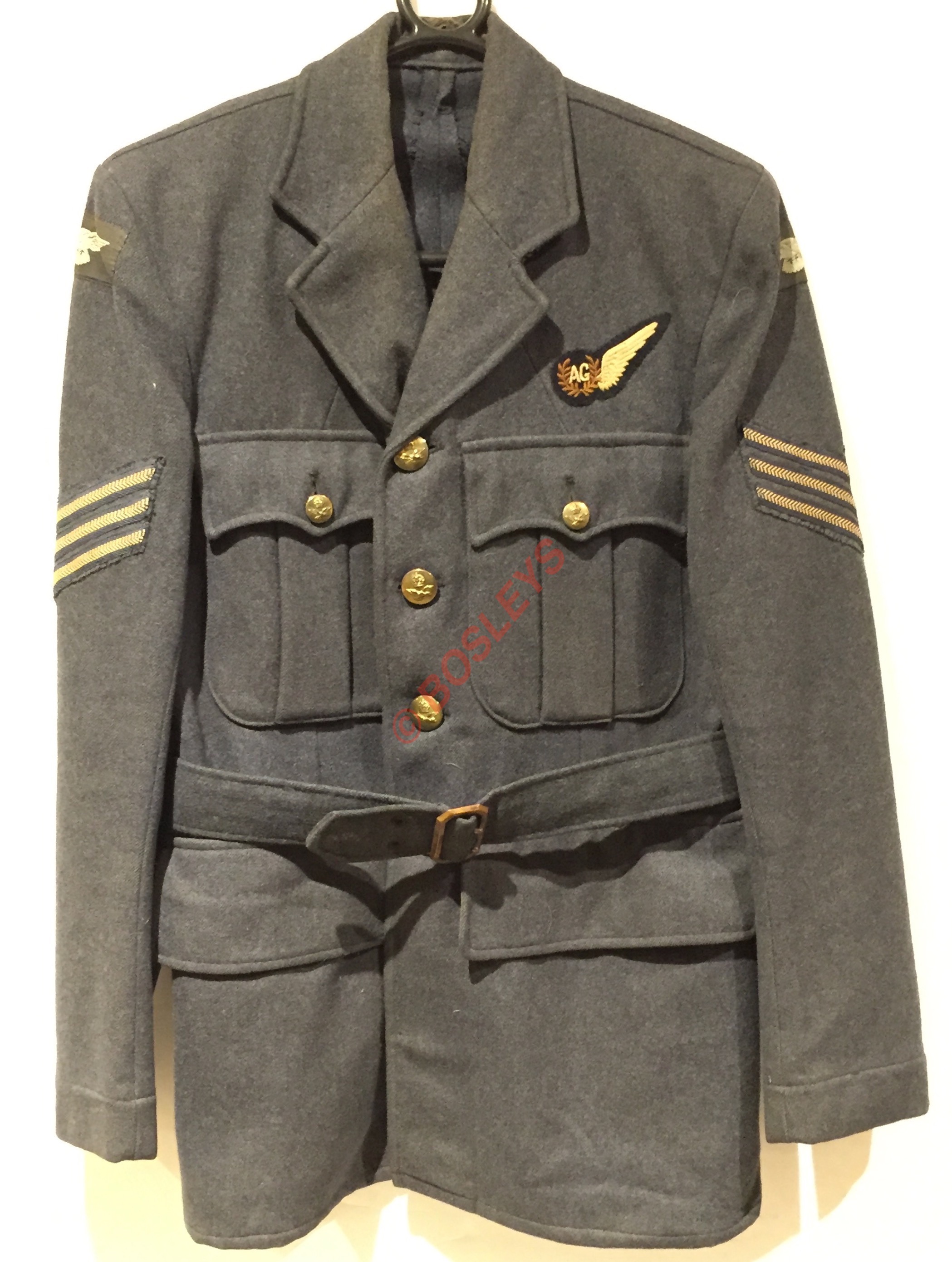 WW2 1941 RAF Air Gunners Sergeant's Tunic.A good clean example ...