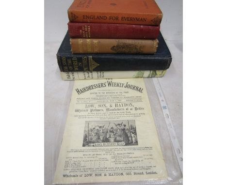 Signed David Kossoff 'Bible Stories' First Edition 'England for Everyman, 1800s Robinson Crusoe, 1930's Hints and Wrinkles, 1