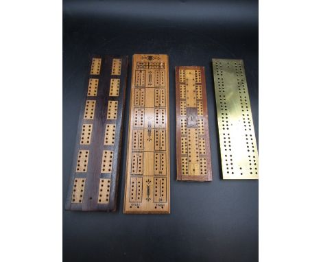 4 cribbage boards