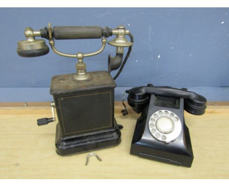 2 Vintage telephones&nbsp;