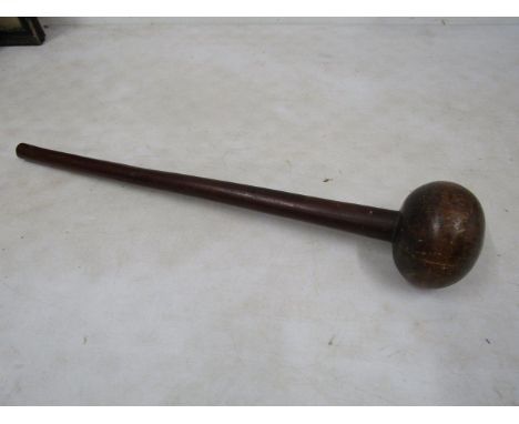 Large headed Zulu Knobkerrie L60cm approx&nbsp;