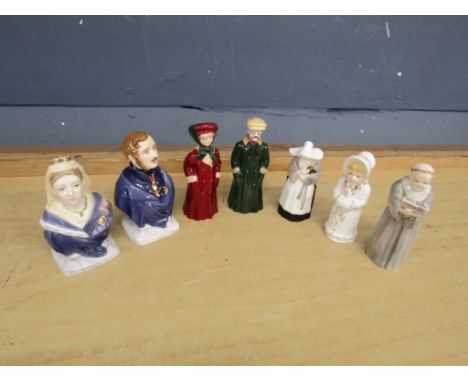 7 Royal Worcester candle snuffers&nbsp;