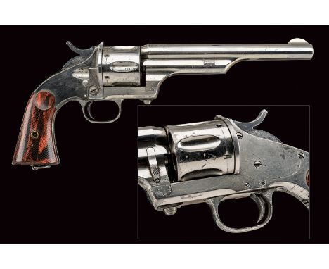 dating: third quarter of the 19th Century provenance: USA, 8', 44 cal barrel, excellent bore. Serial n° 666x. Keeping 98% of 