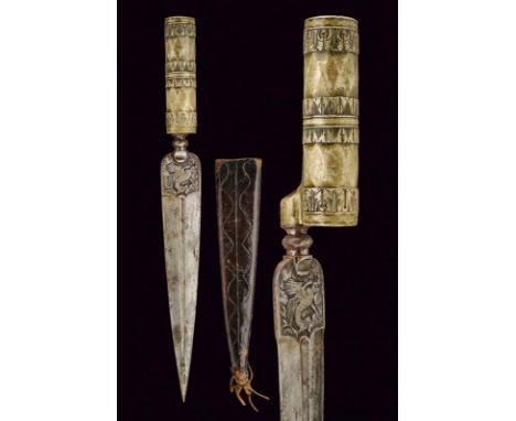 dating: first quarter of the 19th Century provenance: Italy, Straight, double-edged blade, with central fuller and ribbed tip