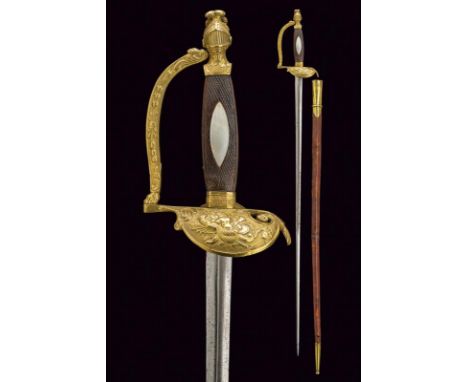 dating: first quarter of the 19th Century provenance: France, Straight blade of triangular section with hollow facets; brass 