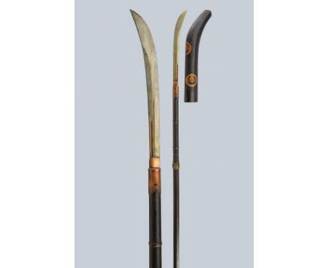 dating: 19th Century provenance: Japan, Curved, single-edged blade, in good condition but to be cleaned, with copper habaki. 