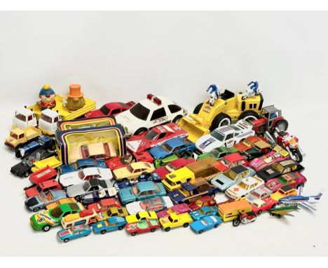 A good collection of mostly Corgi model cars, trucks, planes. including Tonka, Matchbox, Lledo etc. including some rare model