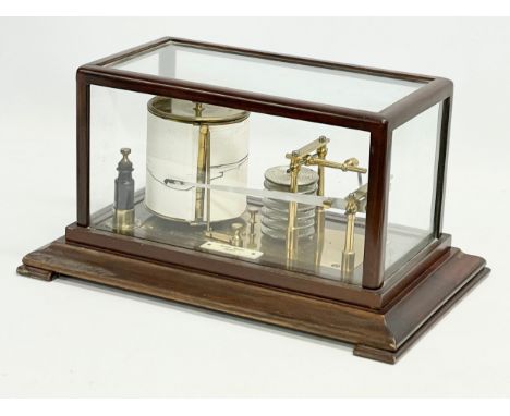 A vintage Barograph. Riddels Limited, Belfast. 37x23x19cm 