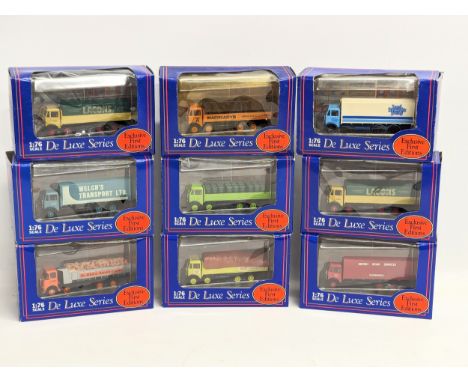 A collection of Exclusive First Edition Gilbow De Luxe Series models. 1:76 scale. 