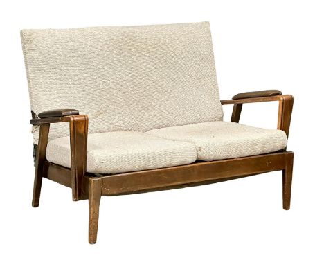 A Mid Century 2 seater sofa. 1950-1960. 126.5cm 