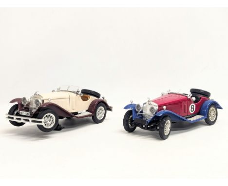 2 Burago model cars. 