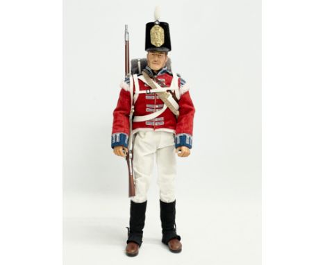 A Modellers Loft Exclusive British Redcoat 1/6 scale action figure. 35cm 