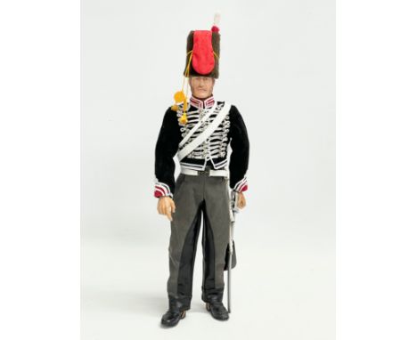 A Modellers Loft Exclusive Napoleonic Series King’s Hussar 1/6 scale action figure. 35cm. 