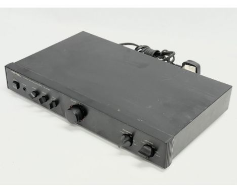 A vintage Rotel Stereo Control Amplifier. Model RC-97OBX. 
