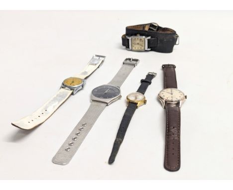 A collection of vintage watches 